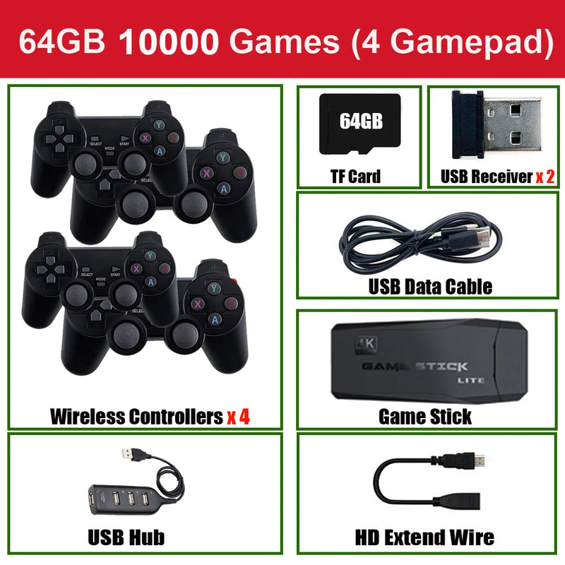 Game Stick 4k 10 mil jogos