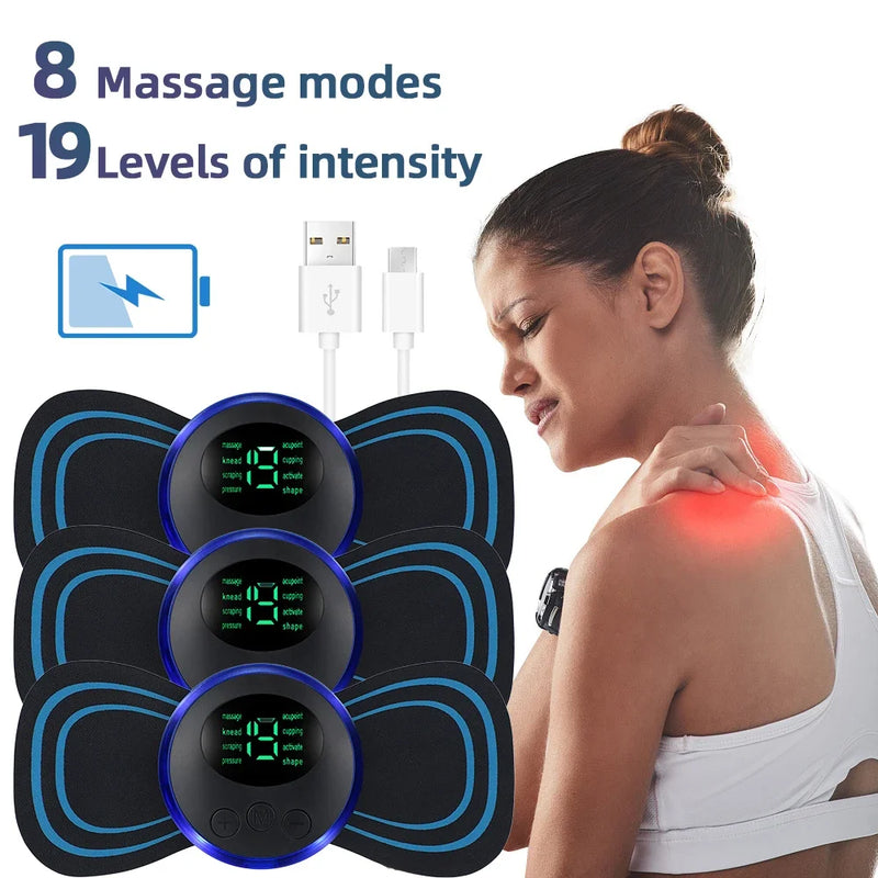 Massageador elétrico de pescoço EMS