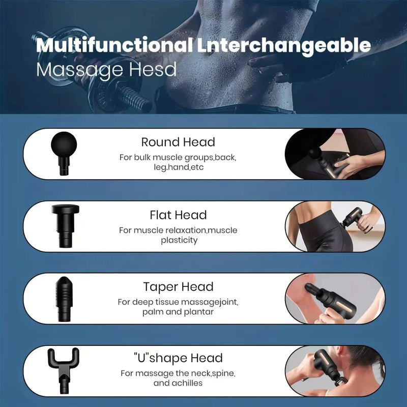 Pistola de massagem corporal
