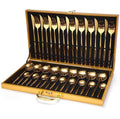 Jogo de Talheres Inox 24 Peças Premium